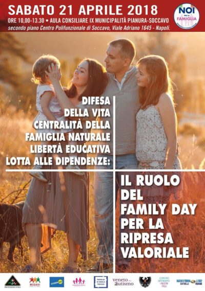 NAPOLI – IL RUOLO DEL FAMILY DAY PER LA RIPRESA VALORIALE